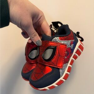 Spiderman Kids Sneakers - Red and Black